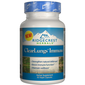 Натуральная добавка RidgeCrest Herbals Clear Lungs Immune 60 гелевых капсул (355724001391) ТОП в Виннице