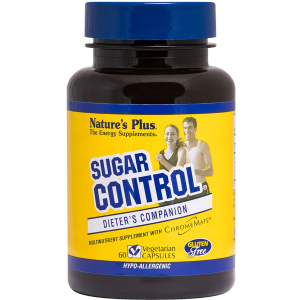 купить Натуральная добавка Natures Plus Блокатор Сахара Sugar Control 60 гелевых капсул (97467047112)