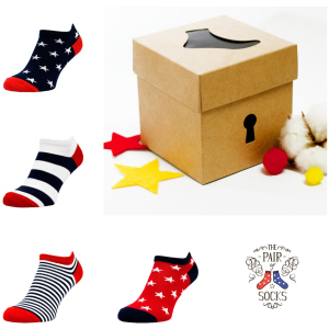 Набор носков The Pair of Socks 4P-121-RWB/BX 44-46 (4 пары) Разноцветный (4820234210657)