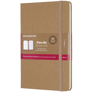 Записная книга Moleskine Two-Go 11.5 x 17.5 см 144 страницы Бежевая (8058647620206) лучшая модель в Виннице