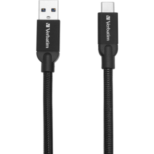 Кабель Verbatim USB-C - USB-A 1 м Чорний (48871)