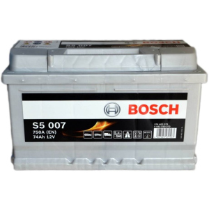 Автомобільний акумулятор Bosch 74Аh Єв (-/+) S5007 (750EN) (0 092 S50 070) ТОП в Вінниці