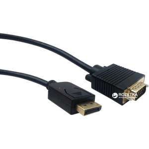 Кабель Cablexpert DisplayPort - VGA 5 м Black (CCP-DPM-VGAM-5M) краща модель в Вінниці