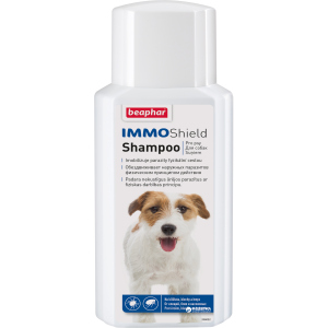 Шампунь Beaphar Immo Shield Shampoo for Dogs от блох, клещей и комаров для собак 200 мл (14179) (8711231141791) ТОП в Виннице