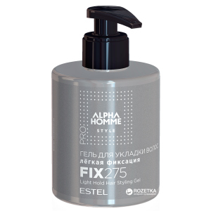 Гель для укладання волосся Estel Professional Alpha Homme Pro легка фіксація 275 мл (4606453052243) ТОП в Вінниці