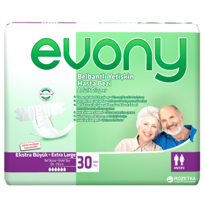 Підгузки для дорослих Evony 4 Extra Large 30 шт (8690536804092) в Вінниці