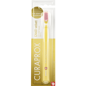 Зубная щетка Curaprox CS 12 460 Velvet ультра-мягкая Желтая с розовым (CS 12460 - 14)