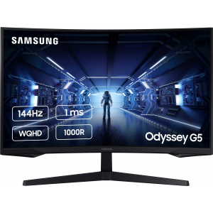 Монітор 31.5" Samsung Odyssey G5 LC32G54T Black (LC32G54TQWIXCI) краща модель в Вінниці