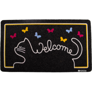 Придверный коврик IzziHome Italyan Kokardo Cat Welcome 40x70 (2200000542038) ТОП в Виннице