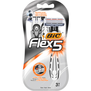 Бритва BIC Flex 5 Dispo 3 шт (3086123492868) лучшая модель в Виннице