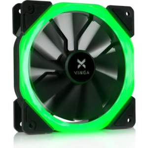 хороша модель Кулер до корпусу Vinga LED fan-01 green