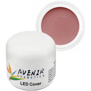 Гель для нарощування нігтів Avenir Cosmetics LED Cover 50 мл (5900308133262) надійний