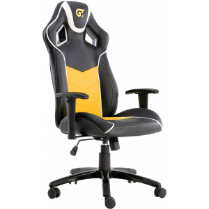 Кресло для геймеров GT RACER X-2560 Black/White/Yellow ТОП в Виннице