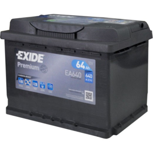 Автомобільний акумулятор Exide Premium 6СТ-64 (EA640) 64 Аг (-/+) Euro 640 А (EA640) краща модель в Вінниці