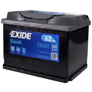 Автомобільний акумулятор Exide Excell 6СТ-62 (EB621) 62 Аг (+/-) Euro 540 А (EB621) краща модель в Вінниці