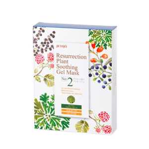 Увлажняющая маска для лица Petitfee Resurrection Plant Soothing Gel Mask 10 х 30 г (8809508850092) ТОП в Виннице