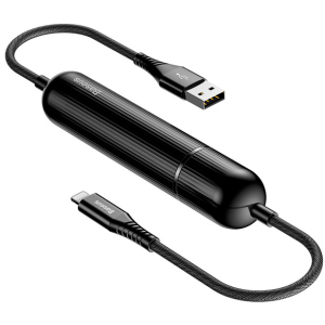 УМБ Baseus Energy Two-in-one Power Bank with Lightning Cable Black (CALXU-01) в Виннице