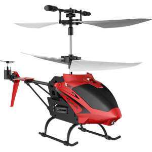 Вертоліт Syma S5H 2.4 ГГц 23 см зі світлом, барометром та гіроскопом Red (S5H_red) (6946702902980) краща модель в Вінниці