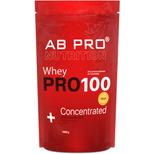 Protein AB PRO PRO 100 Whey Concentrated 1000 g Chocolate (PRO1000ABCH39) в Вінниці