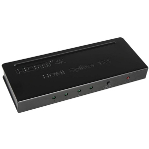 Спліттер PowerPlant HDSP4-M HDMI 1x4 V1.4, 4K (CA911509) в Вінниці