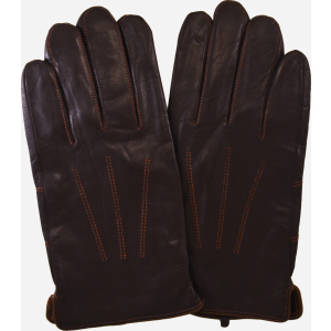 Чоловічі шкіряні рукавички Sergio Torri 1011 М 9 Коричневі (2000000013138-1) ТОП в Вінниці
