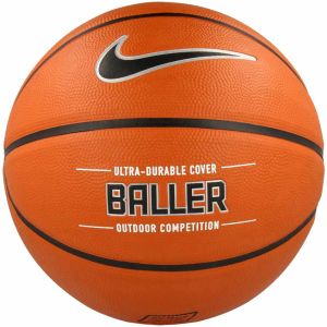 М'яч баскетбольний Nike Baller Amber/Black/Metallic Silver/Black Size 7 (N.KI.32.855.07)