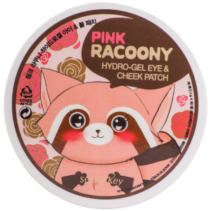 Гідрогелеві патчі для очей та вилиць Secret Key Pink Racoony Hydro-Gel Eye & Cheek Patch 90 г 60 шт (8809305998751) краща модель в Вінниці