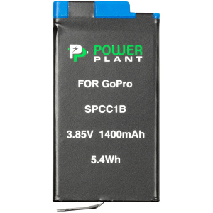 Аккумулятор PowerPlant GoPro SPCC1B 1400 мАч (CB970384) лучшая модель в Виннице