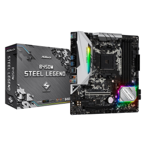 Материнская плата ASRock B450M Steel Legend Socket AM4 лучшая модель в Виннице