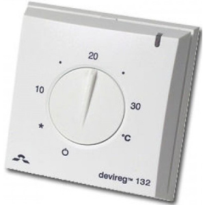 Терморегулятор DEVI Devireg 132 механический для теплого пола надежный