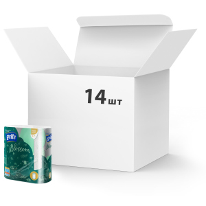 Упаковка паперових рушників Grite Blossom 2 шари 88 листів 14 шт по 2 рулони (4770023348644)