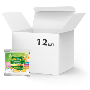 Упаковка детского печеньице Heinz 6 злаков 60 г х 12 шт (8001040411520_1)