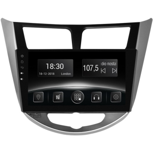 Автомагнітола штатна Gazer CM6509-RB для Hyundai Accent (RB) 2010-2015 ТОП в Вінниці