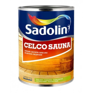 Лак для лазні Sadolin Celco Sauna Безбарвний 2.5 л краща модель в Вінниці