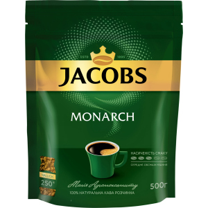 Кофе растворимый Jacobs Monarch 500 г (8714599108932) лучшая модель в Виннице