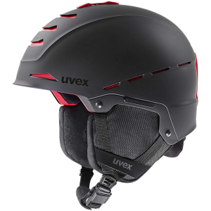 хорошая модель Шлем горнолыжный Uvex Legend Pro р 55-59 Black-red Mat (4043197328324)