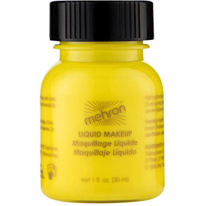 Рідкий грим Mehron Liquid Makeup Yellow 30 мл (111C-Y-1) (764294511047) краща модель в Вінниці