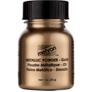 Металлическая пудра-порошок Mehron Metallic Powder Gold 28 г (129-GD) (764294529103)