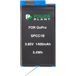 Аккумулятор PowerPlant GoPro SPCC1B 1400 мАч (CB970346) в Виннице