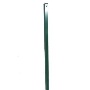 Столб заборный Техна Классик металлический с полимерным покрытием и креплениями 60х40x1500 мм Зеленый (RAL6005 PTK-01) в Виннице