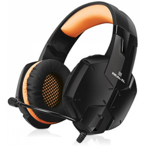 Наушники Real-El GDX-7700 Surround 7.1 Black-orange (EL124100016) лучшая модель в Виннице