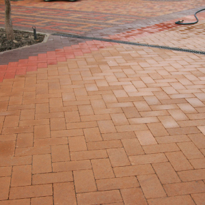 Тротуарна плитка Еко Цегла 25 мм, персикова, 1 кв.м в Вінниці