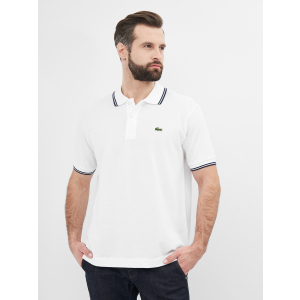 Поло Lacoste PH2384-522 L (T5) White/Navy Blue (3665926014127)