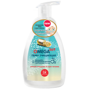 Пенка для лица Белкосмекс Очищающая Omega 369 260 г (4810090009939) в Виннице