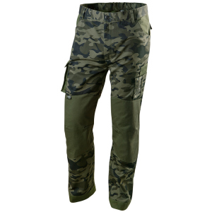 Робочі штани Neo Tools CAMO XL Оливкові (81-221-XL)