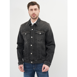 Джинсова куртка Calvin Klein Jeans Foundation Jacket J30J317247-1BY L Denim Black (8719853601426) краща модель в Вінниці