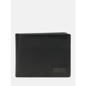 Мужское портмоне кожаное Guess SM2510-LEA24 Black (7613395753203) в Виннице