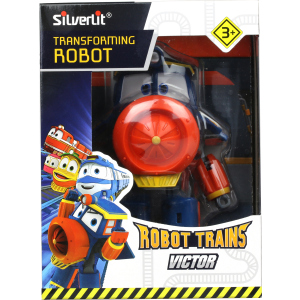 купити Паровозик-трансформер Silverlit Robot Trains Віктор 10 см (80168) (4891813801689)