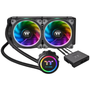 Система рідинного охолодження Thermaltake Floe Riing RGB 240TT Premium Edition (CL-W157-PL12SW-A) ТОП в Вінниці