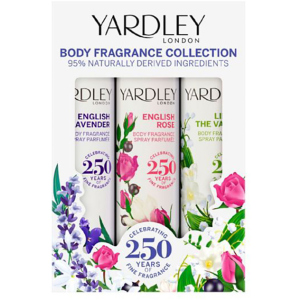 Набір для жінок Yardley Body Spray Trio 3 х 75 мл (5056179301764) в Вінниці